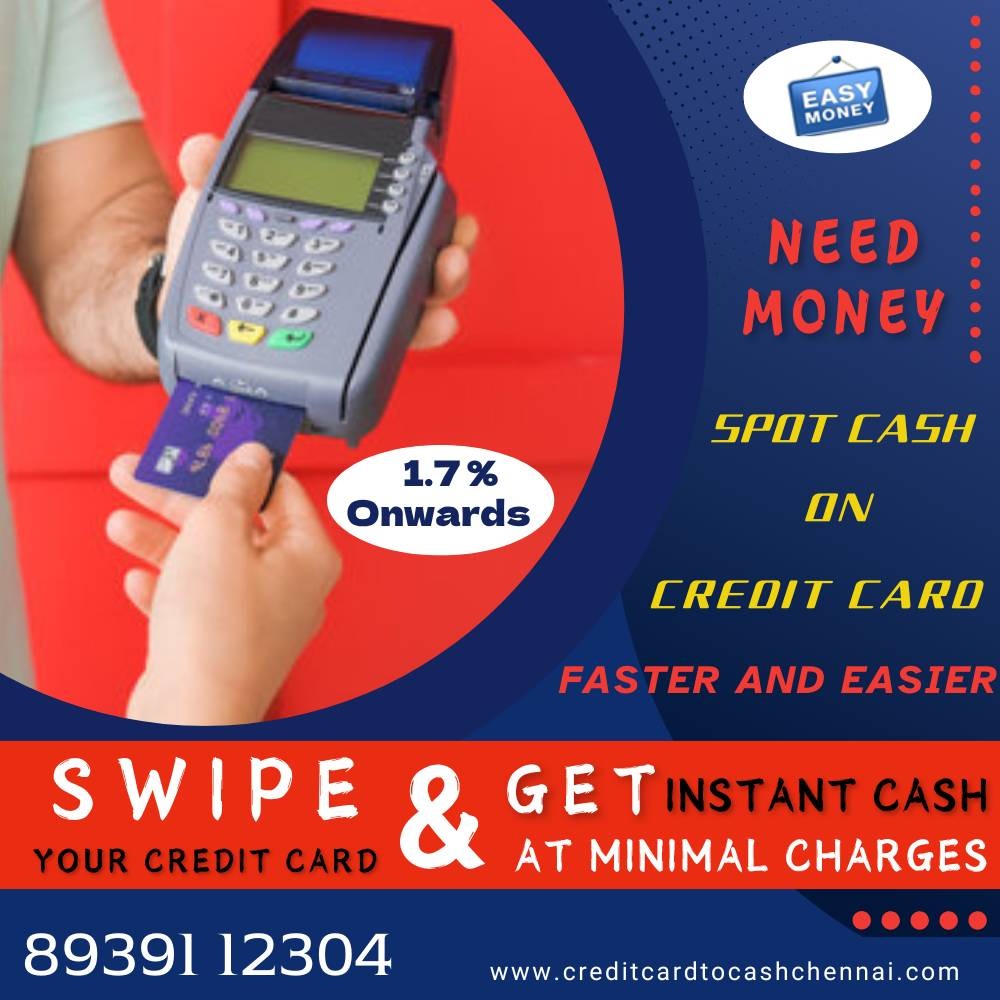 get Cash on all types of credit Cards